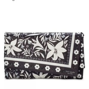Kate Spade New York Bandana Printed Fabric Clutch - New!